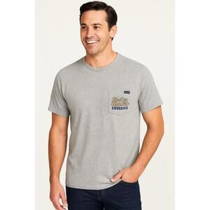 Chubbies “Sky’s Out Thighs Out” Graphic Pocket Tee XL Gray NWT Mens S Sleeve T